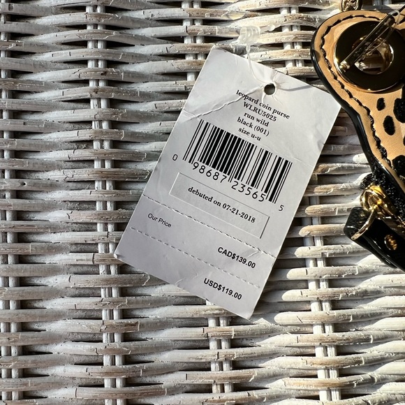 Kate Spade Leopard coin purse - Picture 3 of 9